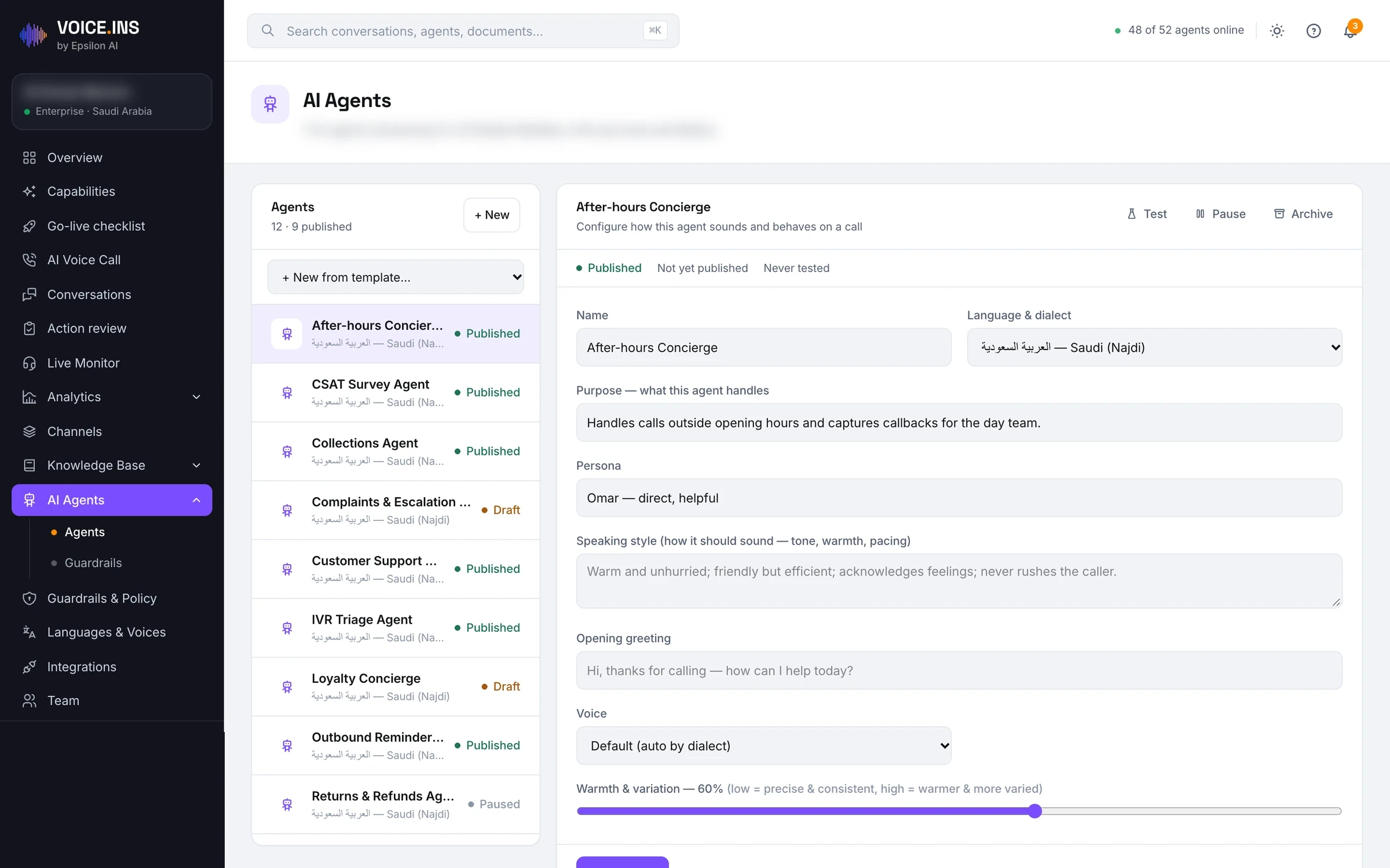AI voice agents